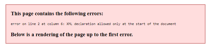 Wp 'This page contains the following errors' sitemap hatası
